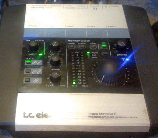 Interface audio firewire TC Electronic Konnekt 6