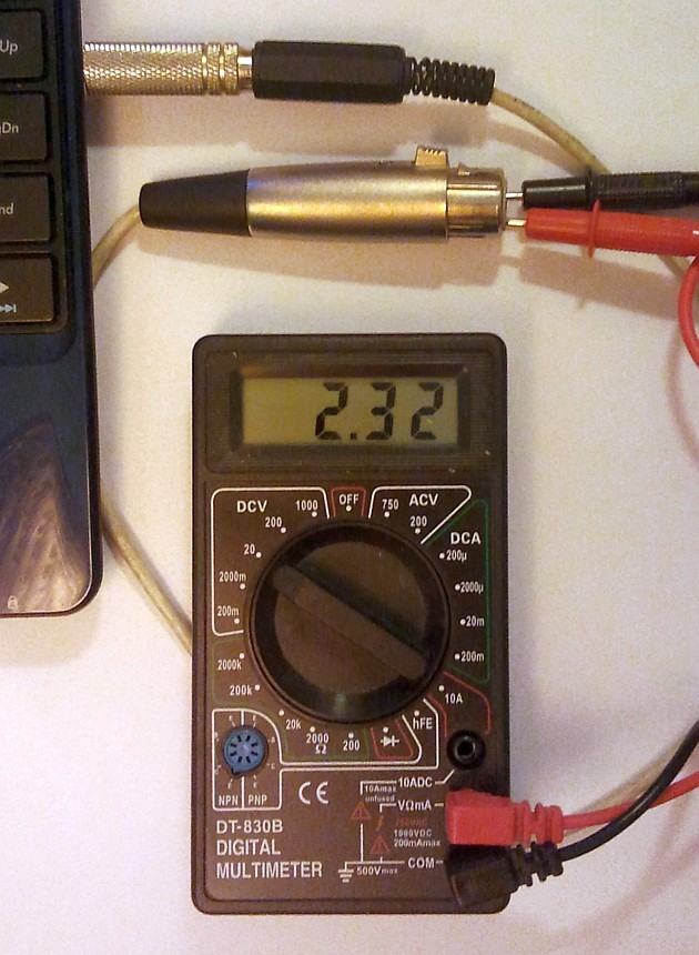 Napięcie na złączu RING gniazda wejściowego karty zintegrowanej