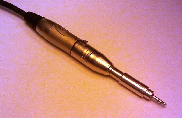 przelotka xlr-jack i minijack-jack