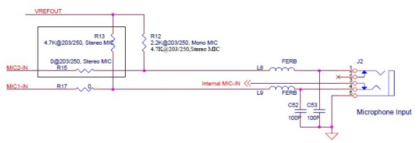 Wejście mikrofonowe Realtek