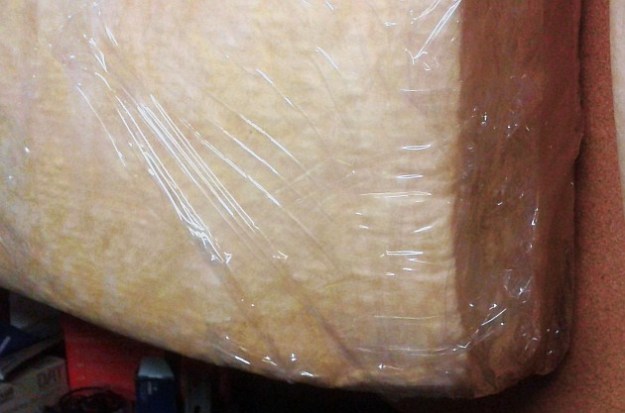 Gotowy panel akustyczny z waty szklanej - przed obiciem