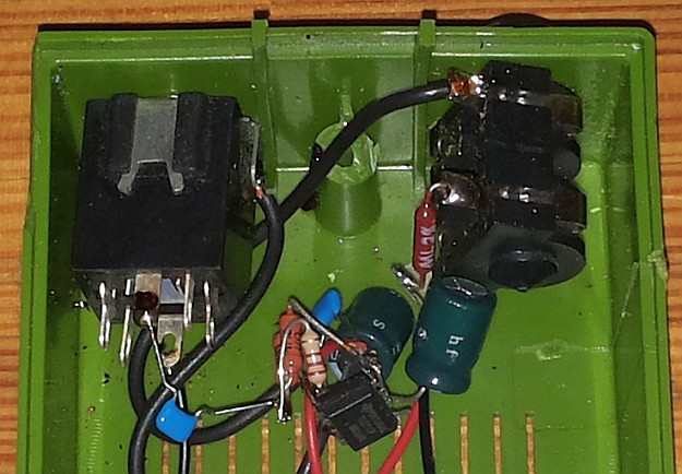 Pierwsza wersja bufora gitarowego