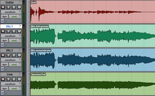 Porównanie brzmienia przy redukcji mocy wyjściowej