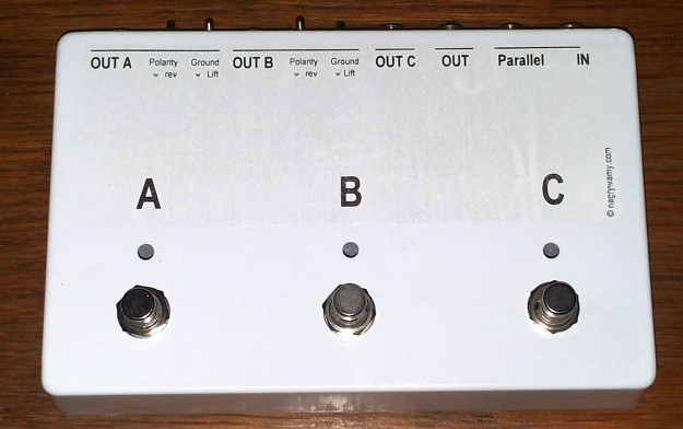 Swtcher przed montażem - widok z góry