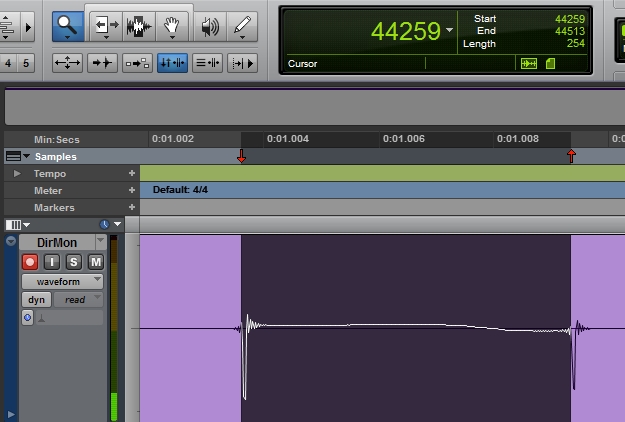 Opóźnienia Direct Monitor i przez bufor 64 w interfejsie Konnekt 6