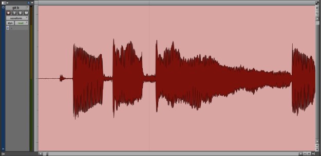 Oryginalny ślad gitary