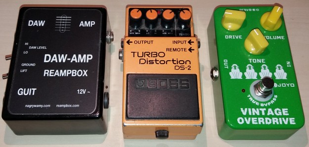 DDAW-AMP, distortion i overdrive